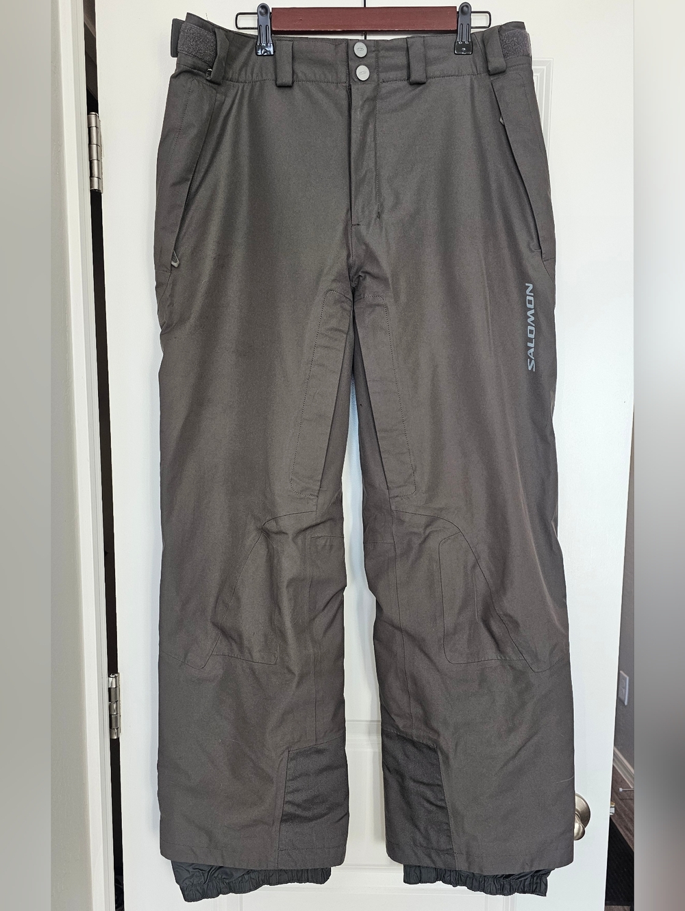 Salomon GORE-TEX Ski Snow Pants Men’s 36 Waterproof Winter Snowboard Gray